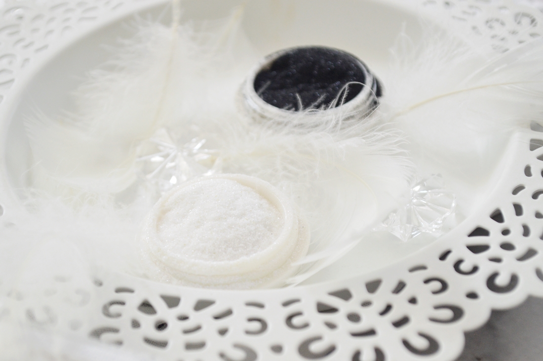 efekt szronu pyłek paznokcie